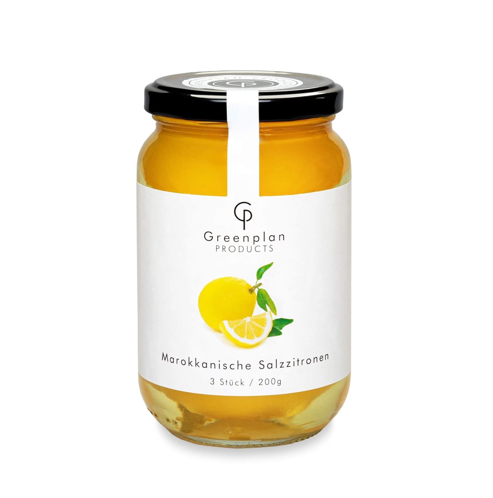 Moroccan salt lemons / Citron confit - 200 g - Greenplan Products -  Greenplan Products