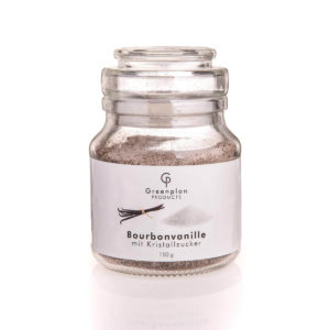 Brasilianischer Rohrzucker mit Bourbon Madagascar - 150g Vanillezucker Bourbon Madagascar Rohrzucker mit Vanillepulver Vanillezucker