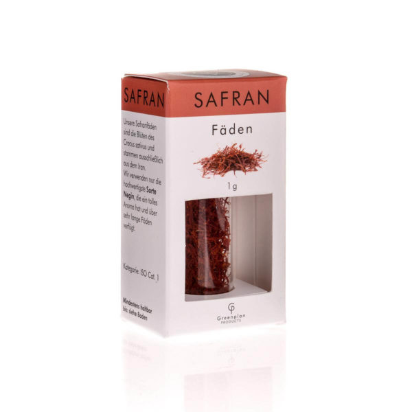 Iranische Hochland Safranfäden, Negin 1.Qualität Safran – Safran Fäden (1g) Safranfäden in Premium-Qualität