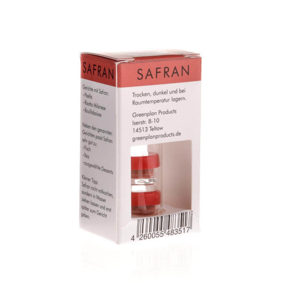 Iranische Hochland Safranfäden, Negin 1.Qualität Safran – Safran Fäden (1g) Safranfäden in Premium-Qualität Pulver gemahlen Spanien