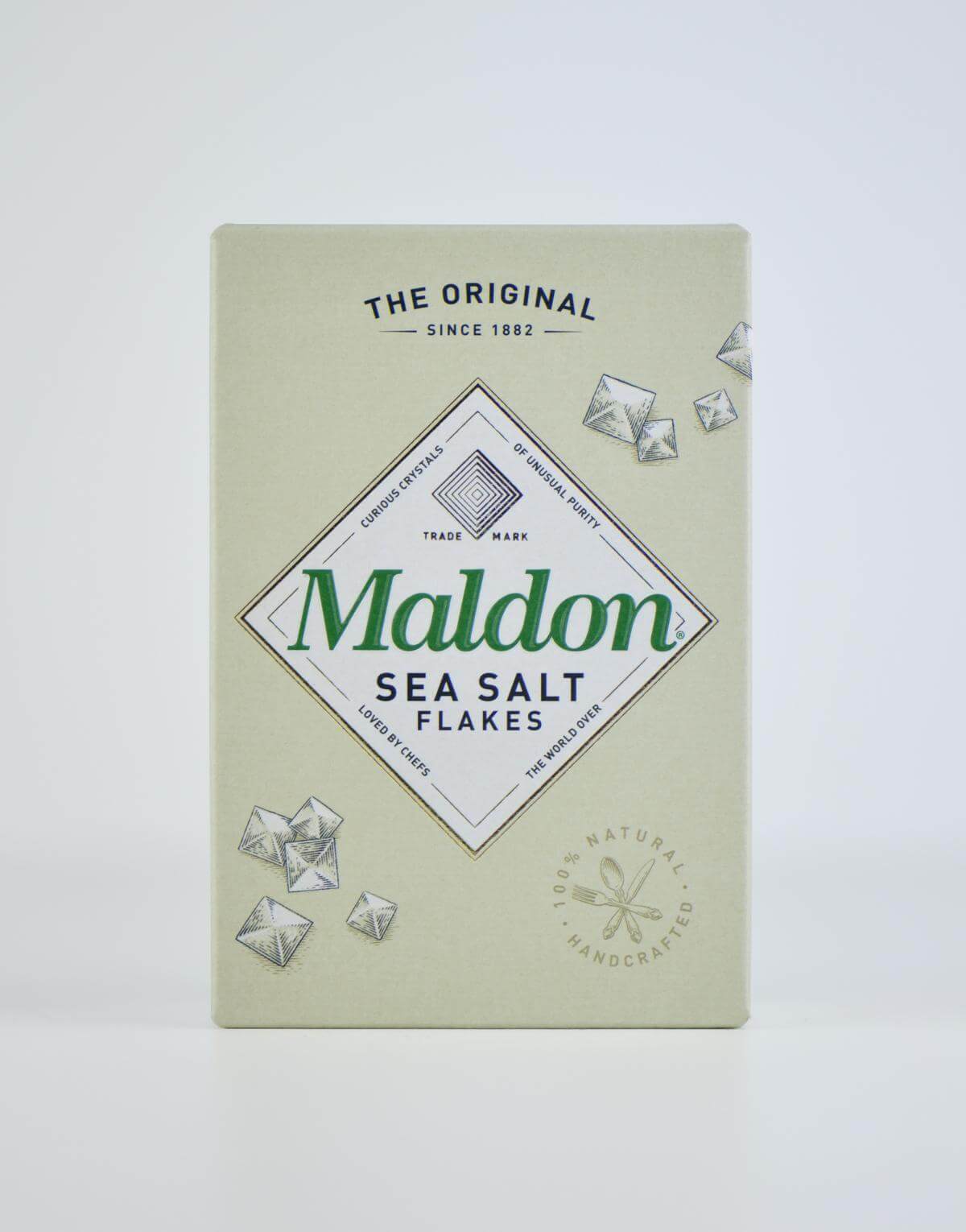 Meersalzkristalle Meersalz in Flocken-Form aus England Maldon Salt bestellen