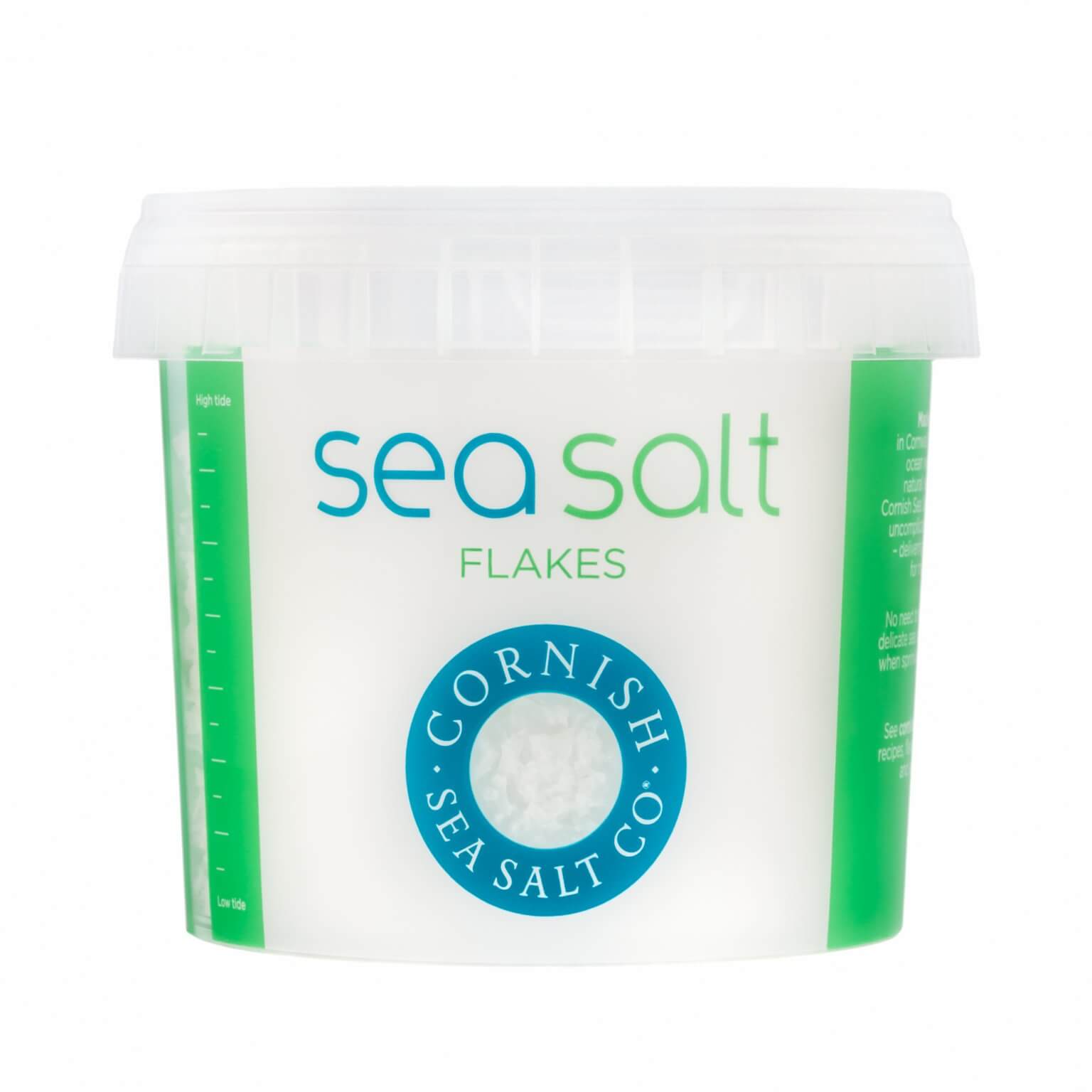 Maldon Salt Pig, ceramic container cream white incl. Maldon Sea Salt